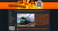 Desktop Screenshot of osp-niskowa.pl
