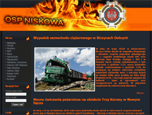 Tablet Screenshot of osp-niskowa.pl
